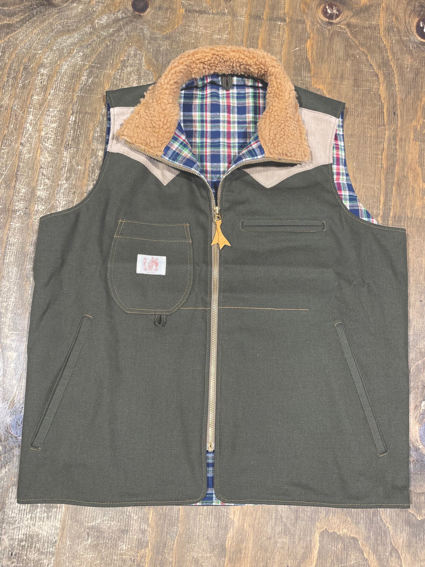 Red Dye Vest, Men’s Small